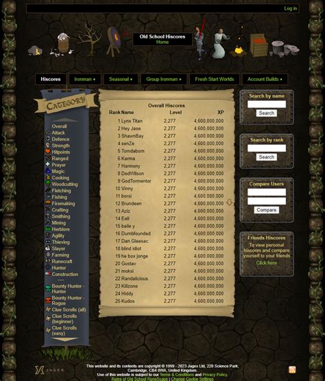 osrs hiscores|osrs hiscores lookup list.